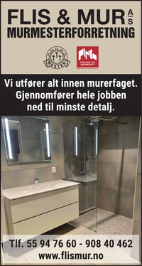 Annonse på trykk i Bergensavisen - Bygg og fagfolk