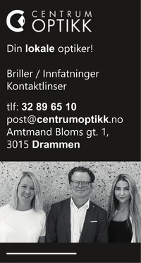Annonse i Drammens Tidende
