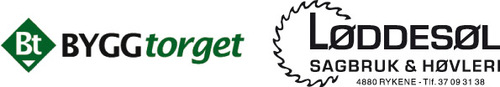 Logoen til Byggtorget Løddesøl Sagbruk og Høvleri AS