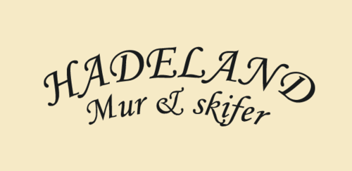 Logoen til Hadeland mur og skifer
