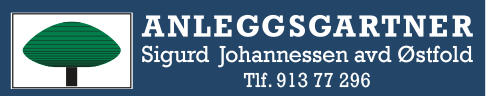 Logoen til Anleggsgartner Sigurd Johannessen Avd Østfold AS