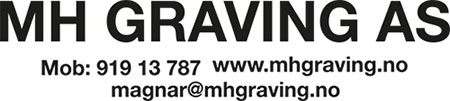 Logoen til MH Graving AS