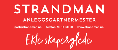Logoen til Anleggsgartnerfirma Strandman AS